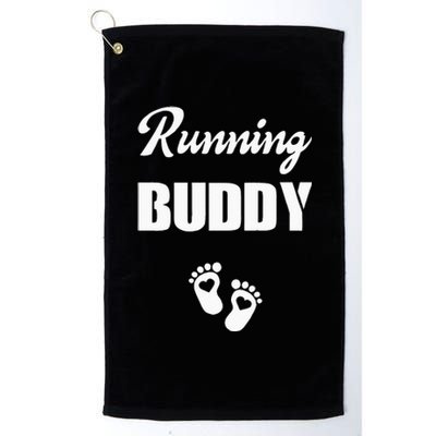 Pregnancy Announcement Gender Running Buddy Pouch Boy Girl Platinum Collection Golf Towel