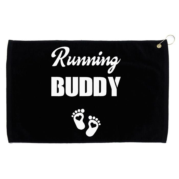 Pregnancy Announcement Gender Running Buddy Pouch Boy Girl Grommeted Golf Towel