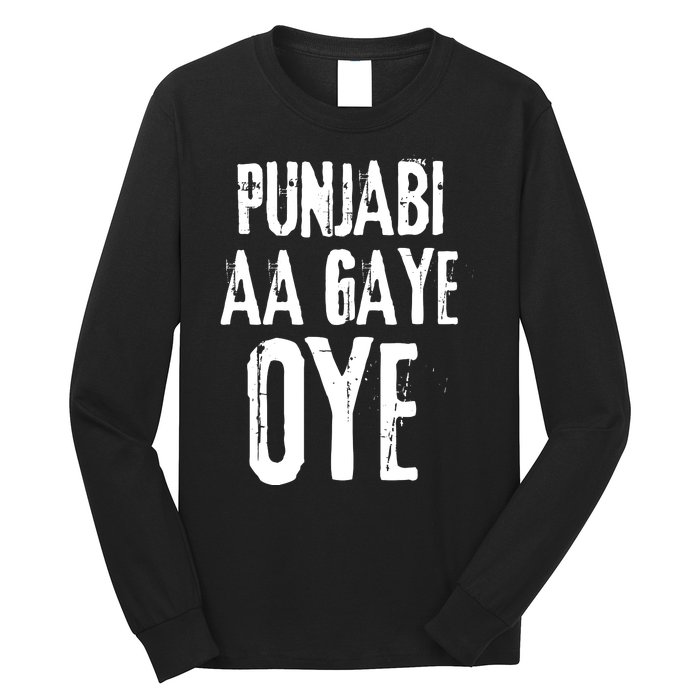 Panjabi Aa Gaye Oye Diljit Dosanjh Long Sleeve Shirt