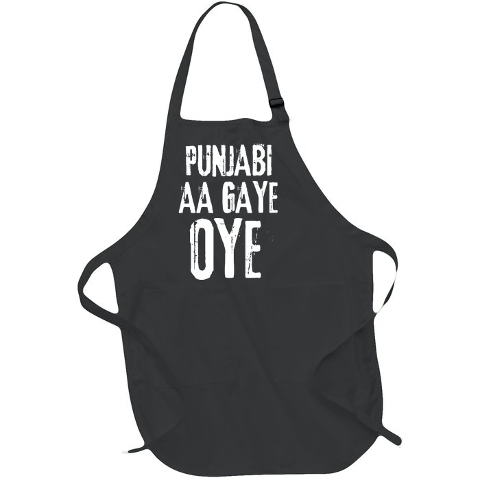 Panjabi Aa Gaye Oye Diljit Dosanjh Full-Length Apron With Pockets