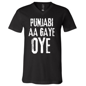 Panjabi Aa Gaye Oye Diljit Dosanjh V-Neck T-Shirt