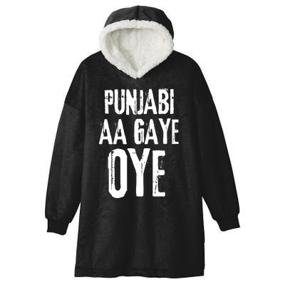 Panjabi Aa Gaye Oye Diljit Dosanjh Hooded Wearable Blanket