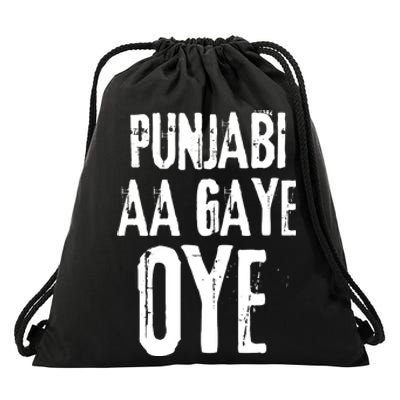 Panjabi Aa Gaye Oye Diljit Dosanjh Drawstring Bag