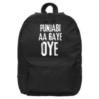 Panjabi Aa Gaye Oye Diljit Dosanjh 16 in Basic Backpack