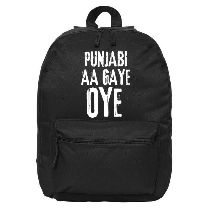 Panjabi Aa Gaye Oye Diljit Dosanjh 16 in Basic Backpack