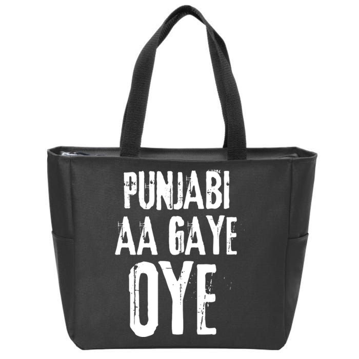 Panjabi Aa Gaye Oye Diljit Dosanjh Zip Tote Bag