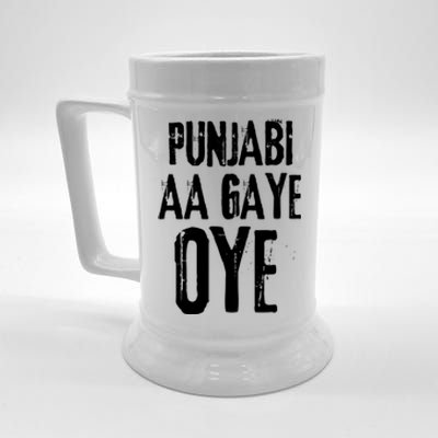 Panjabi Aa Gaye Oye Diljit Dosanjh Beer Stein