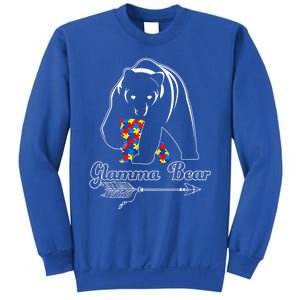 Proud Autism Glamma Bear Autism Awareness Autistic Support Cute Gift Sweatshirt