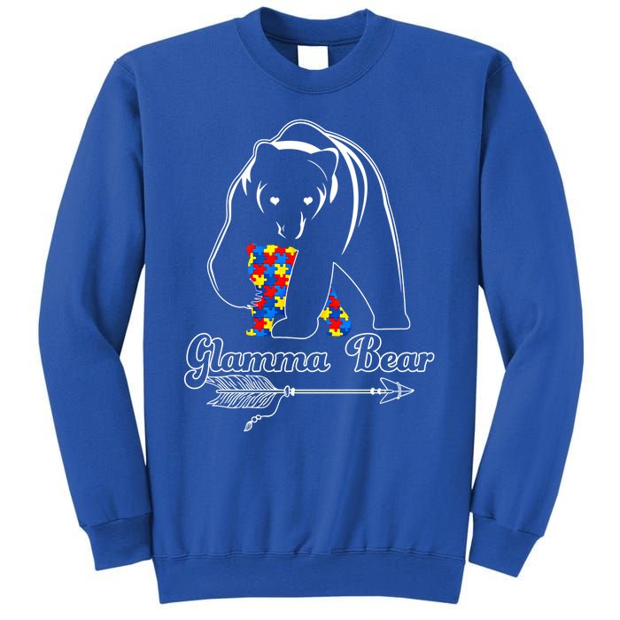 Proud Autism Glamma Bear Autism Awareness Autistic Support Cute Gift Sweatshirt