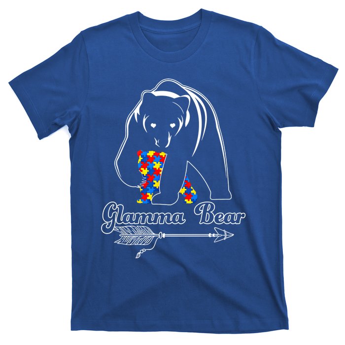 Proud Autism Glamma Bear Autism Awareness Autistic Support Cute Gift T-Shirt