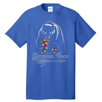 Proud Autism Glamma Bear Autism Awareness Autistic Support Cute Gift Tall T-Shirt