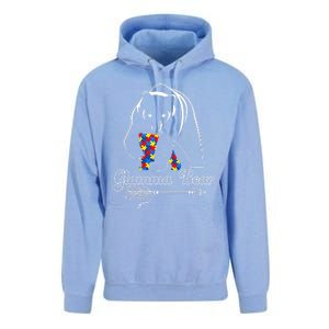 Proud Autism Glamma Bear Autism Awareness Autistic Support Cute Gift Unisex Surf Hoodie