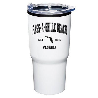 Pass A Grille Beach Florida Fl Vintage Established Athletic Tumbler