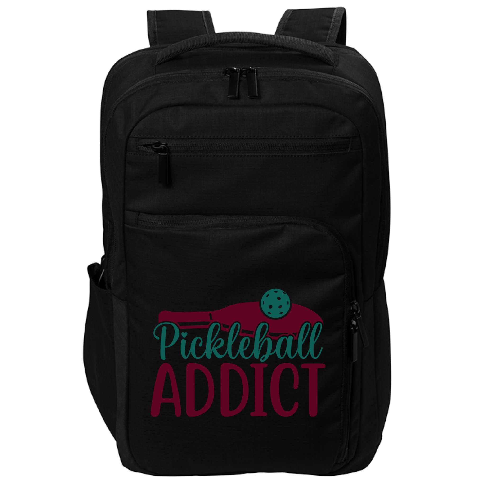 Pickleball Addict Gift For Player Sport Team Impact Tech Backpack