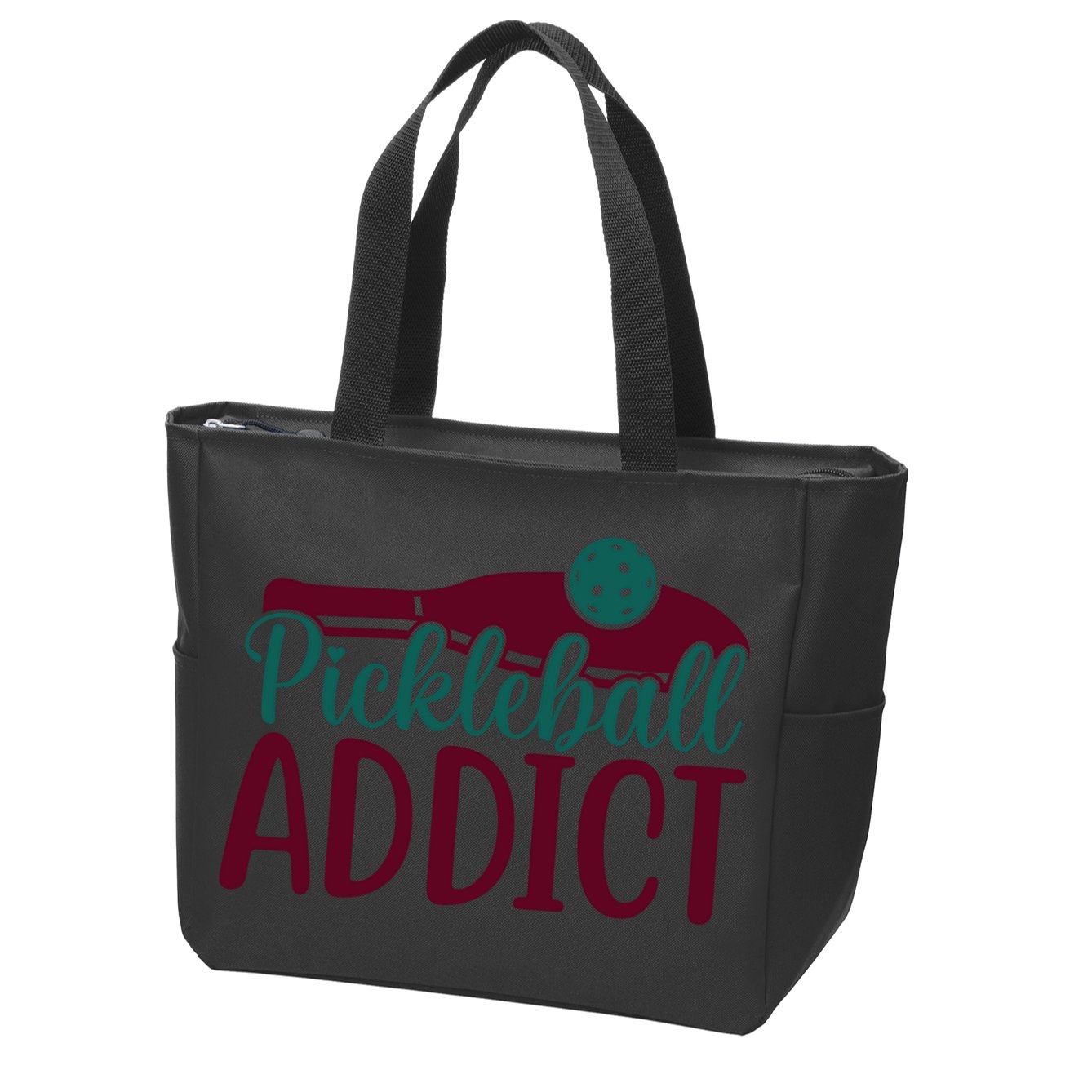 Pickleball Addict Gift For Player Sport Team Zip Tote Bag
