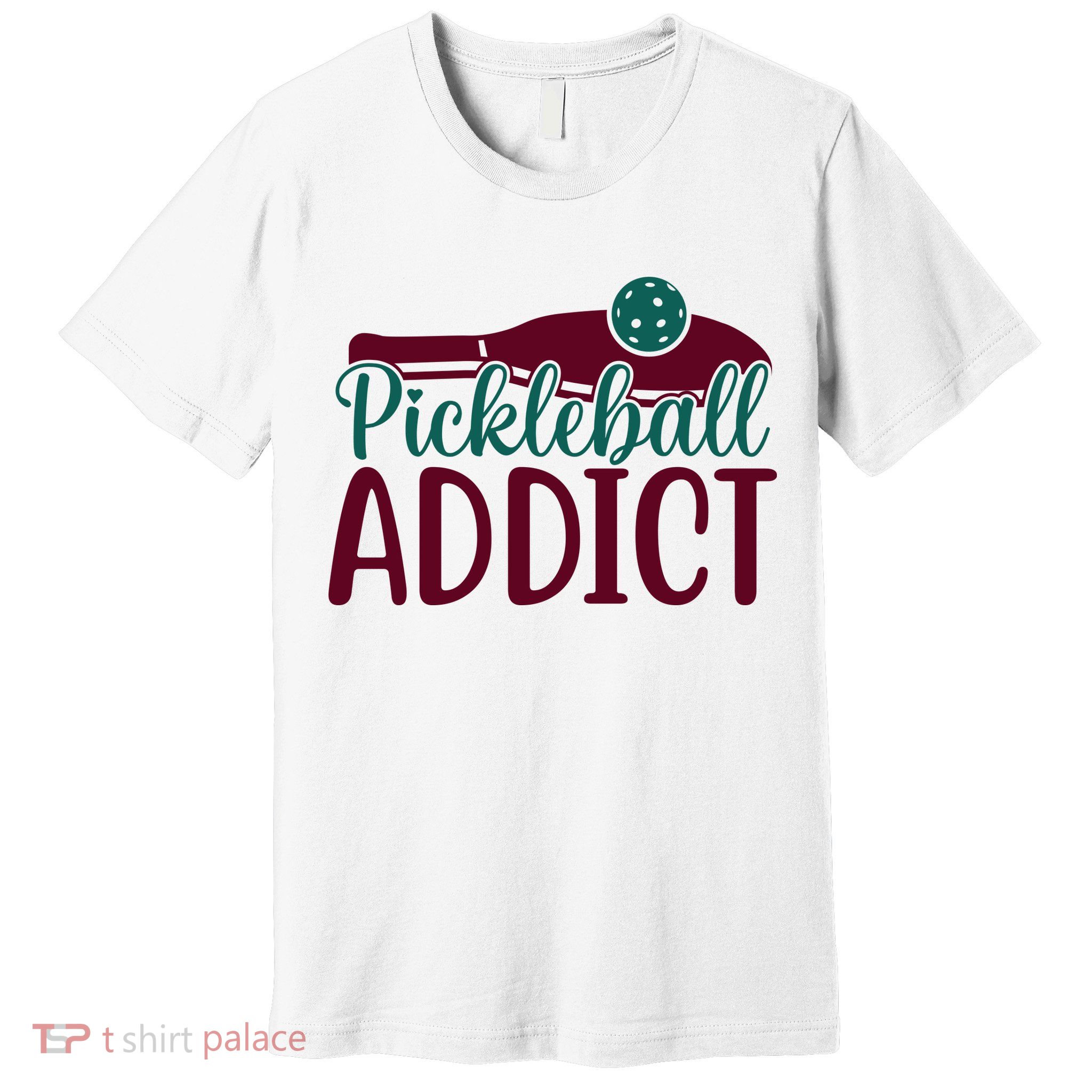 Pickleball Addict Gift For Player Sport Team Premium T-Shirt