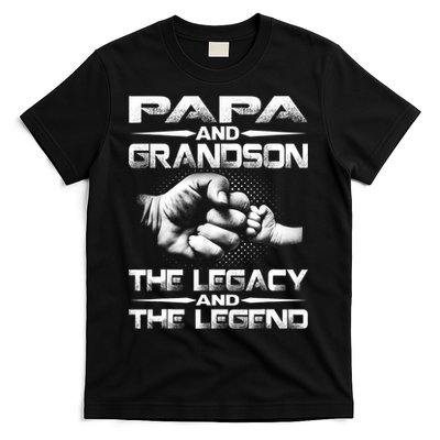 Papa And Grandson The Legend And The Legacy TShirt T-Shirt