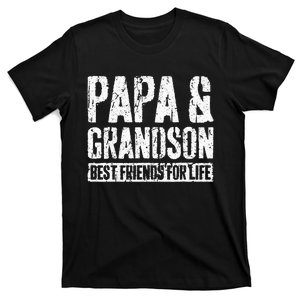 Papa And Grandson Best Friends For Life T-Shirt