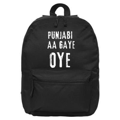Punjabi Aa Gaye Oye Tonight Diljit Dosanjh 16 in Basic Backpack
