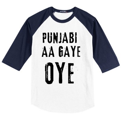 Punjabi Aa Gaye Oye Tonight Diljit Dosanjh Baseball Sleeve Shirt