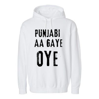 Punjabi Aa Gaye Oye Tonight Diljit Dosanjh Garment-Dyed Fleece Hoodie