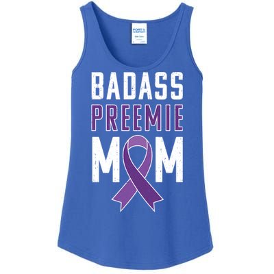 Prematurity Awareness Gift Preemie Mom Ribbon Gift Ladies Essential Tank