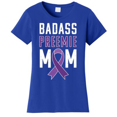 Prematurity Awareness Gift Preemie Mom Ribbon Gift Women's T-Shirt