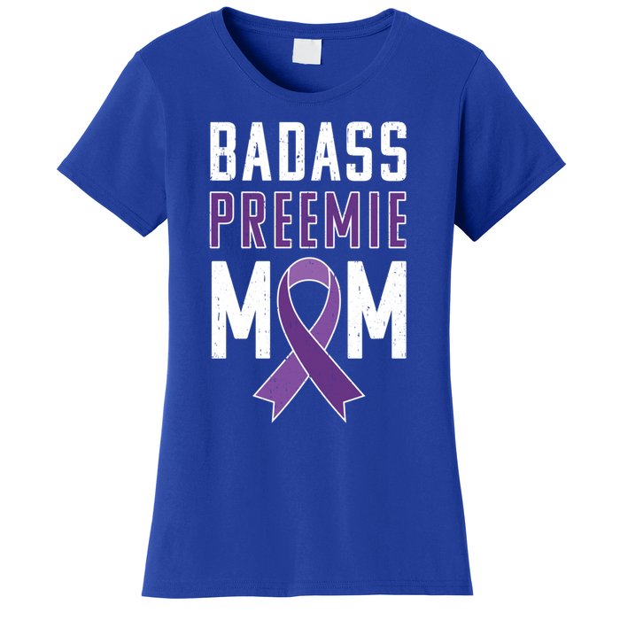 Prematurity Awareness Gift Preemie Mom Ribbon Gift Women's T-Shirt