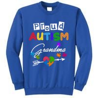 Proud Autism Grandma Puzzle Heart Autism Awareness Great Gift Sweatshirt