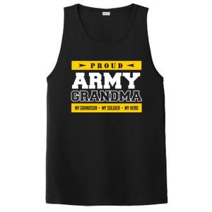 Proud Army Grandma Gift My Grandson My Hero PosiCharge Competitor Tank