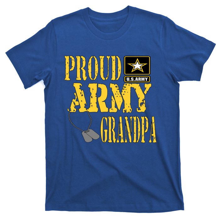 Proud Army Grandpa Gift Military Pride Great Gift T-Shirt