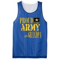 Proud Army Grandpa Gift Military Pride Great Gift Mesh Reversible Basketball Jersey Tank