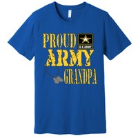 Proud Army Grandpa Gift Military Pride Great Gift Premium T-Shirt