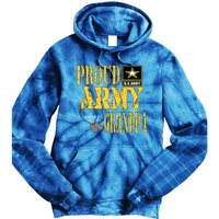 Proud Army Grandpa Gift Military Pride Great Gift Tie Dye Hoodie