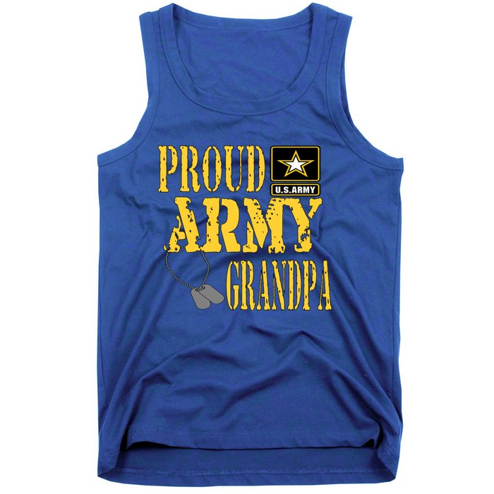 Proud Army Grandpa Gift Military Pride Great Gift Tank Top