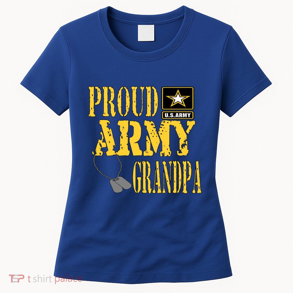 Proud Army Grandpa Gift Military Pride Great Gift Women's T-Shirt