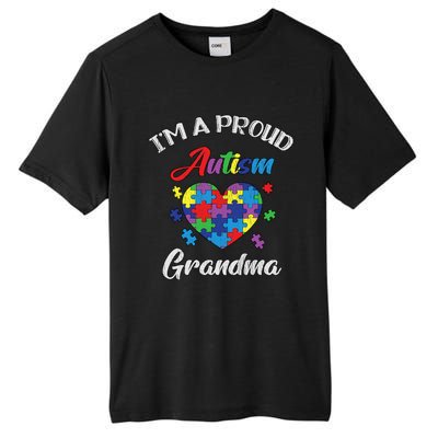 Proud Autism Grandma Mamma Autistic Autism Awareness Gift Tall Fusion ChromaSoft Performance T-Shirt