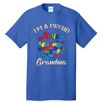 Proud Autism Grandma Mamma Autistic Autism Awareness Gift Tall T-Shirt