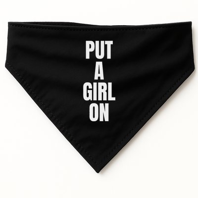 Put A Girl On USA-Made Doggie Bandana