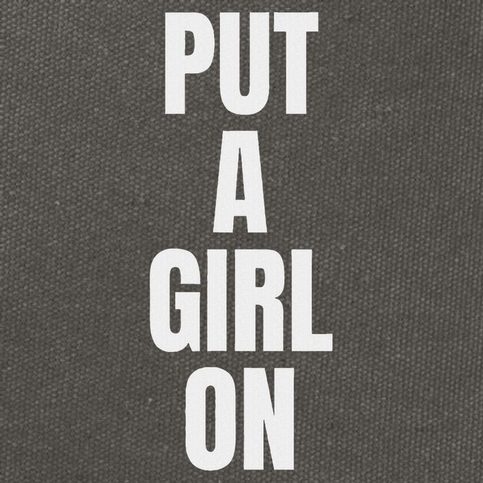 Put A Girl On Cotton Canvas Backpack