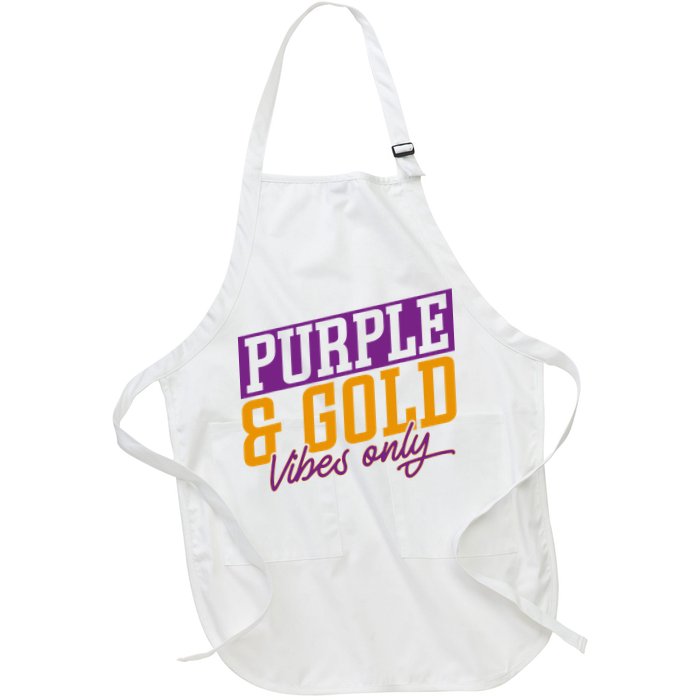 Purple And Gold Vibes Apron