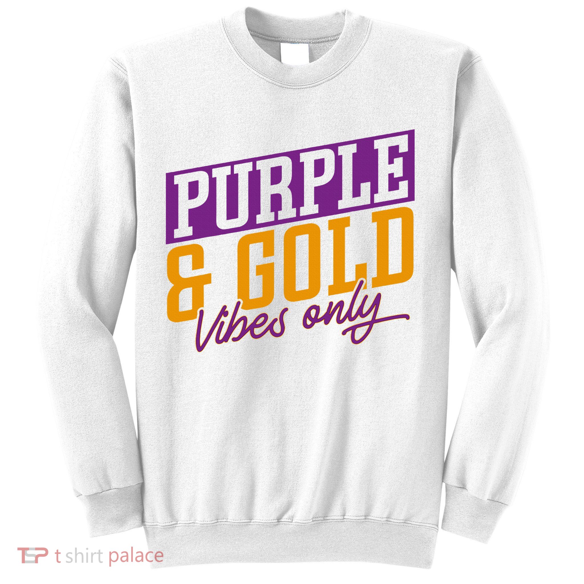 Purple And Gold Vibes Sweatshirt