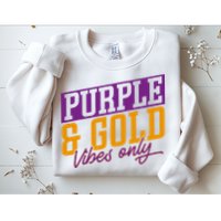 Purple And Gold Vibes Sweatshirt