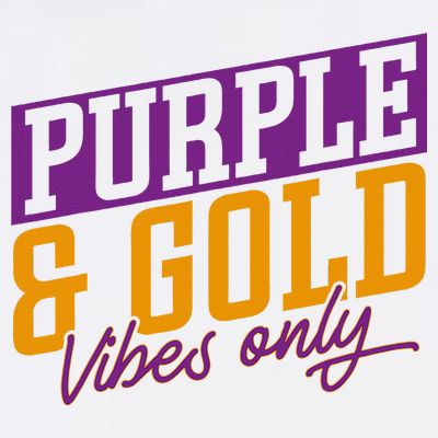 Purple And Gold Vibes T-Shirt