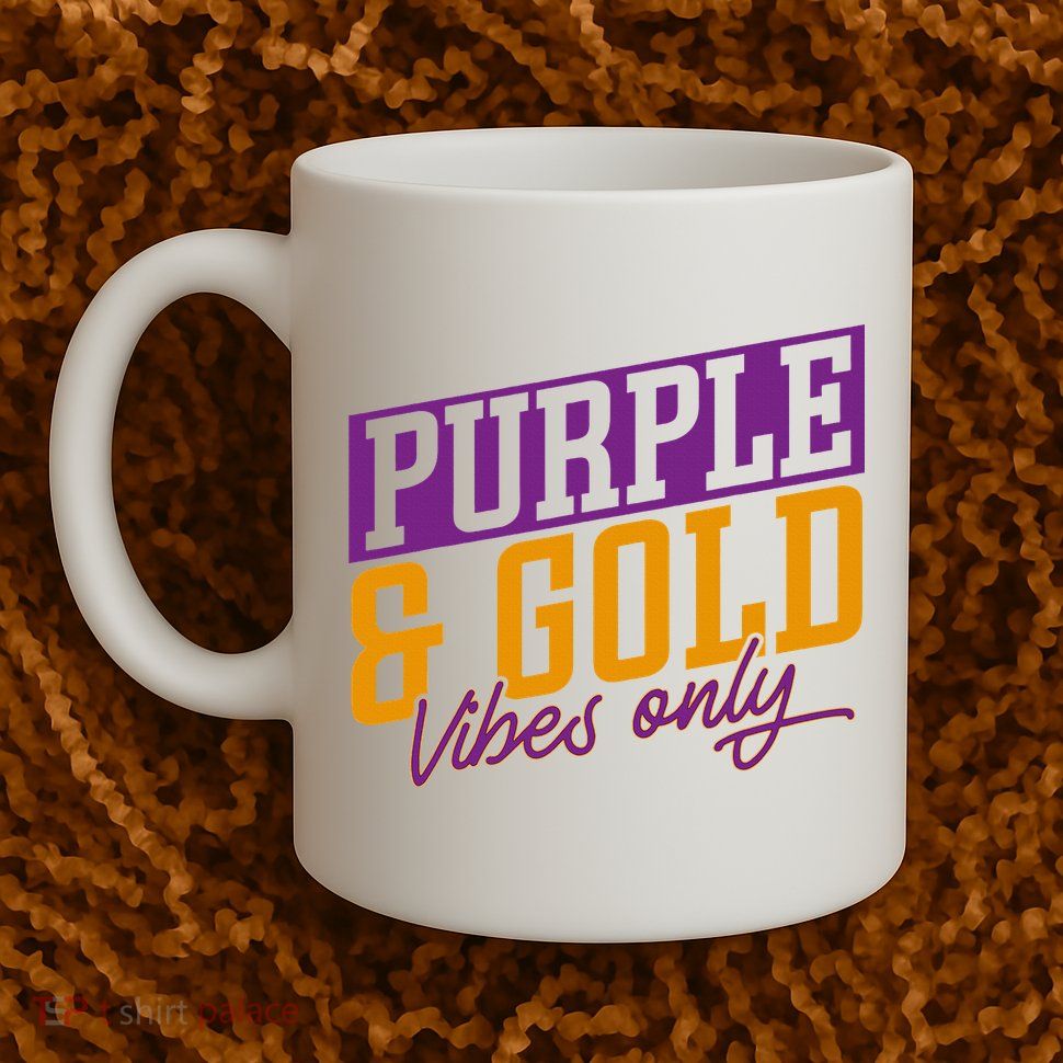 Purple And Gold Vibes Mug