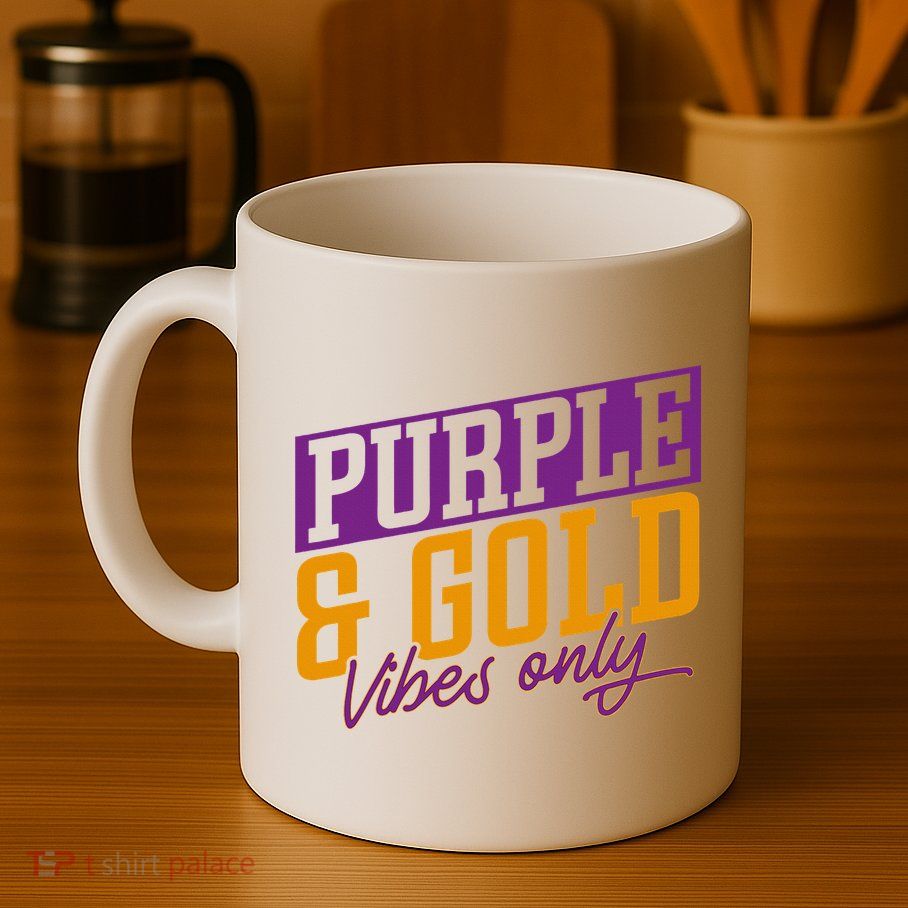 Purple And Gold Vibes Mug