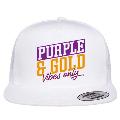 Purple And Gold Vibes Flatbill Hat
