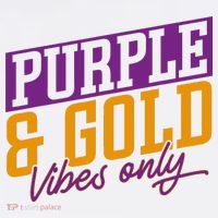 Purple And Gold Vibes Flatbill Hat