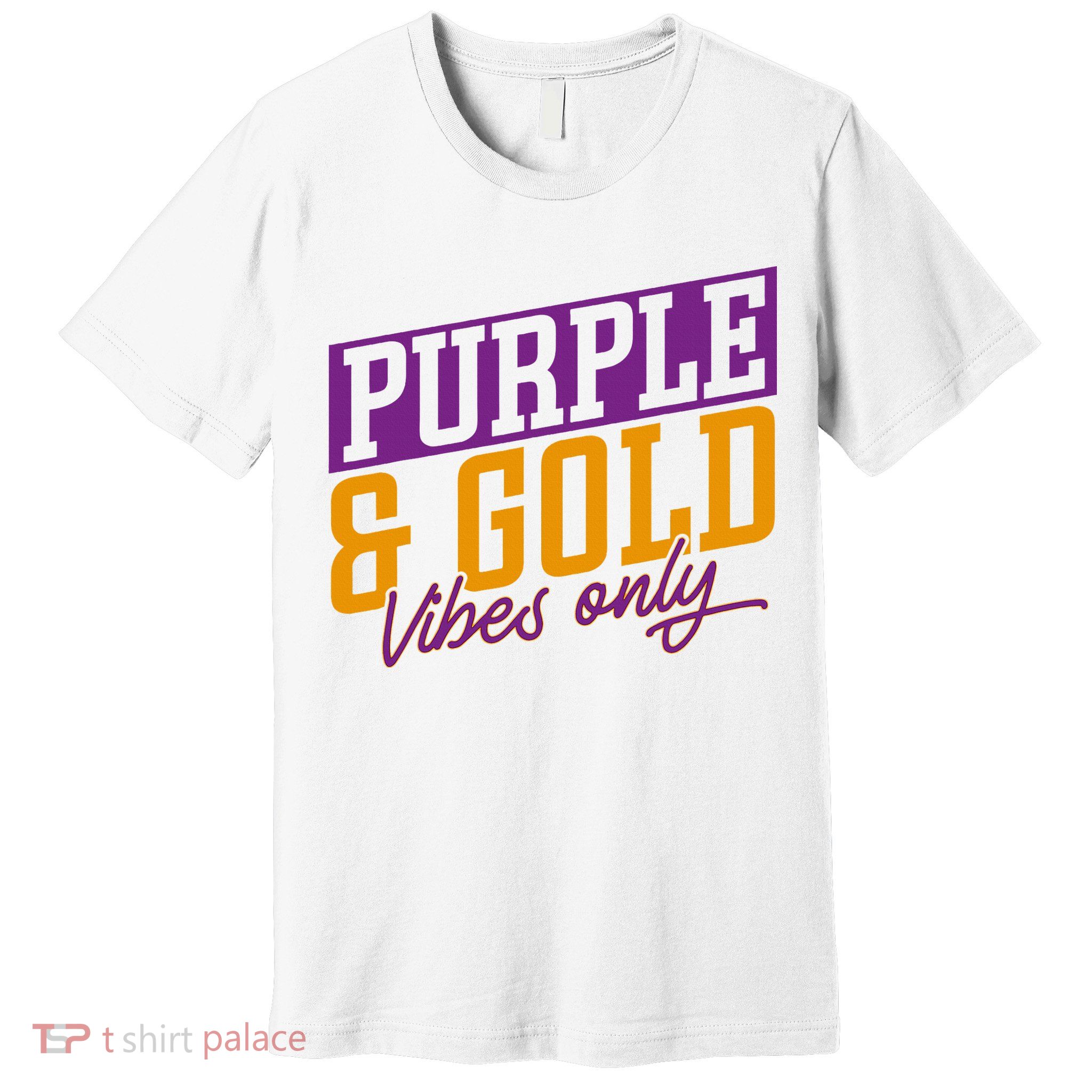 Purple And Gold Vibes Premium T-Shirt
