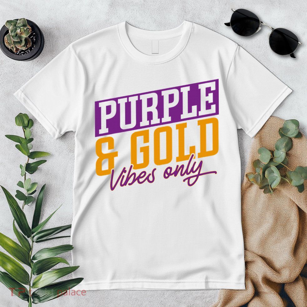 Purple And Gold Vibes Premium T-Shirt